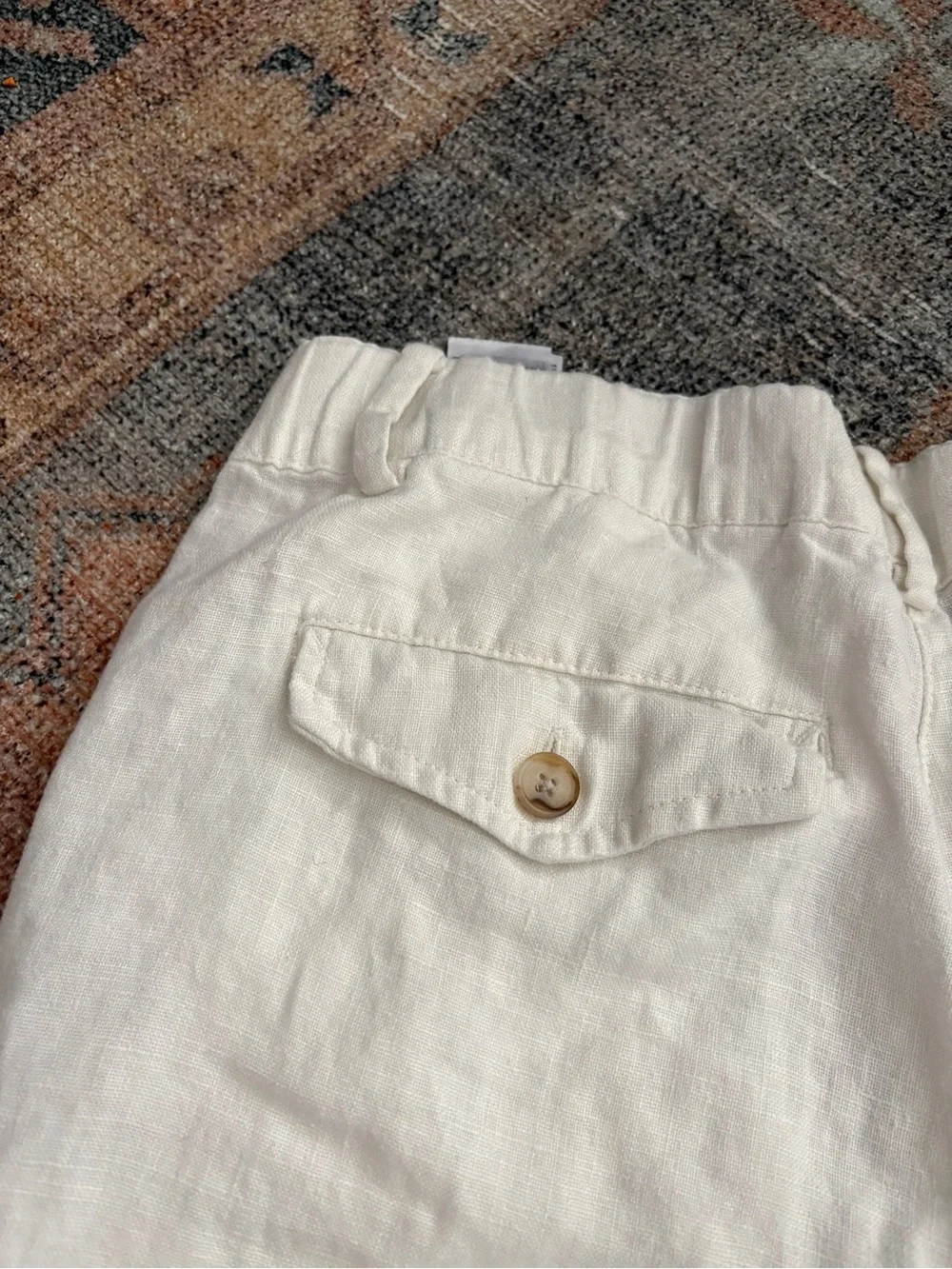 Banana Republic Linen Pants XS Petite The Everyday Wide Leg